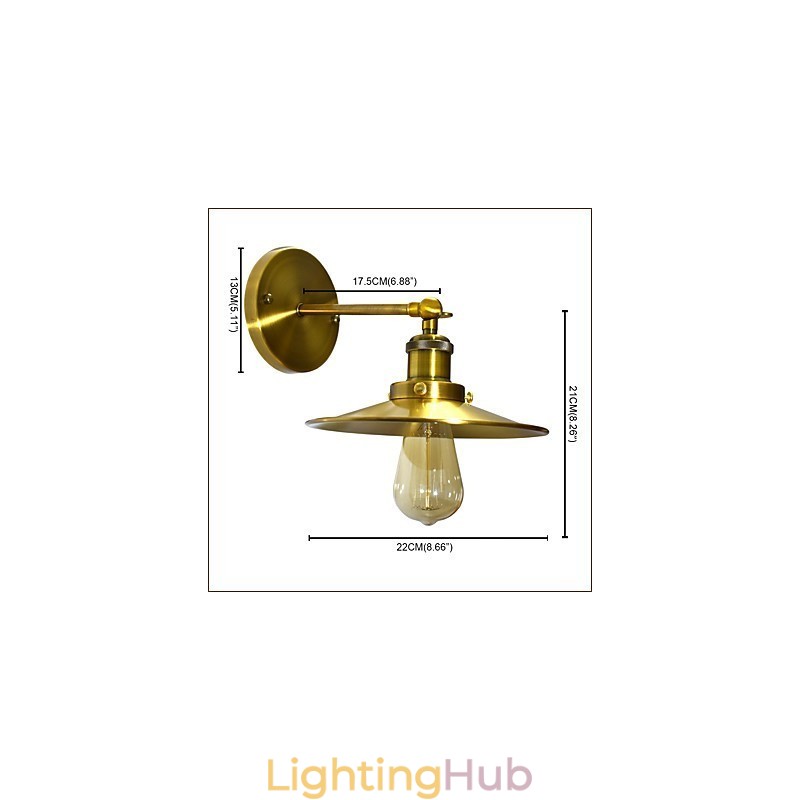 Rustic Lodge Traditional Classic Brass Feature for Downlight Wall Sconces Wall Light