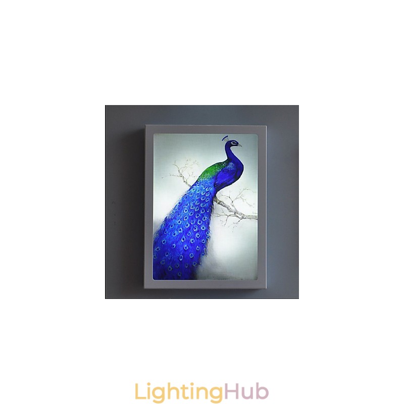 Integrated Modern Contemporary Modern Comtemporary Painting Feature for Ambient Light Wall Sconces