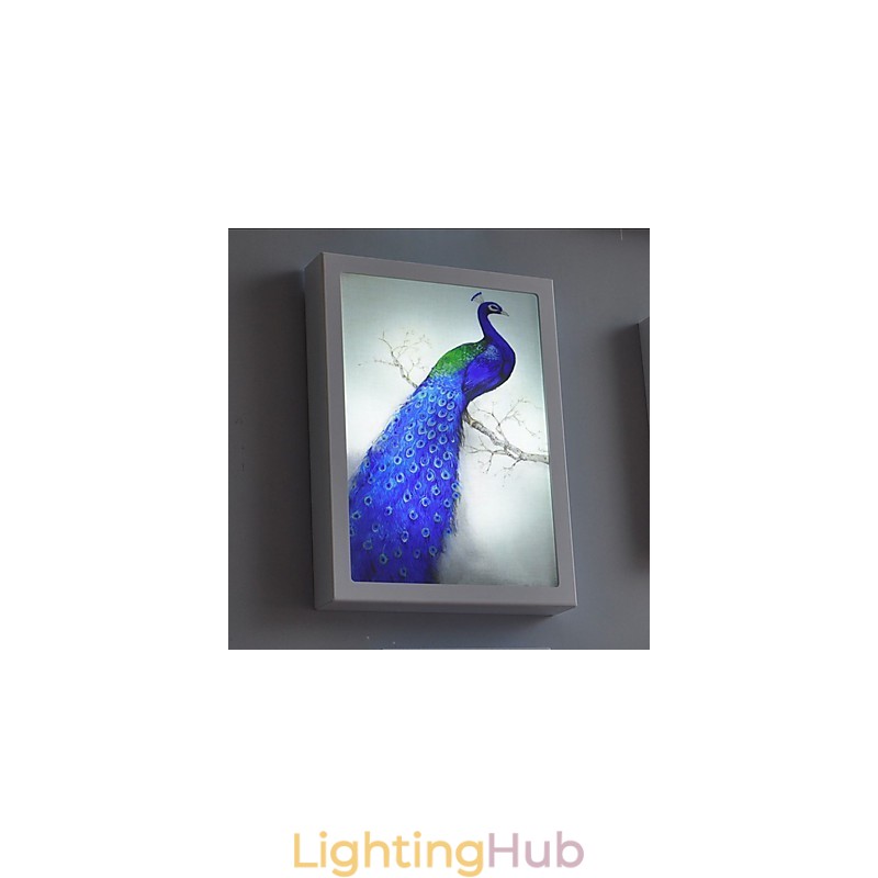 Integrated Modern Contemporary Modern Comtemporary Painting Feature for Ambient Light Wall Sconces