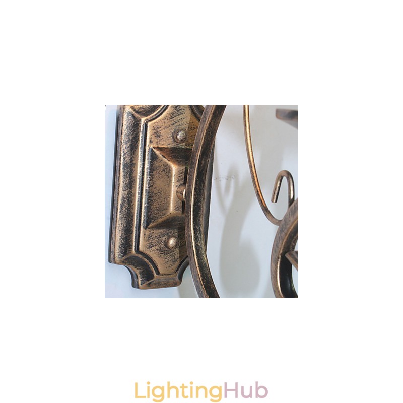 Mini Retro Wall Lamp Hallway Metal Candle Shape Wall Lamp Lighting