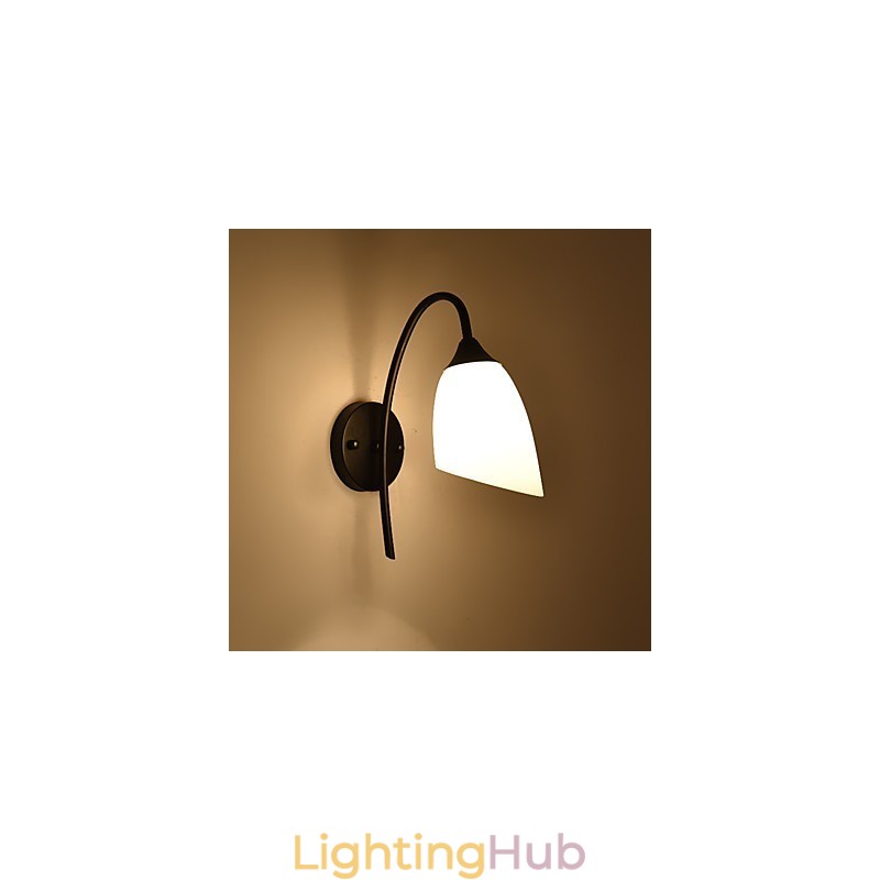 Traditional Classic Country Retro Painting Feature for Wall Sconces Wall Light