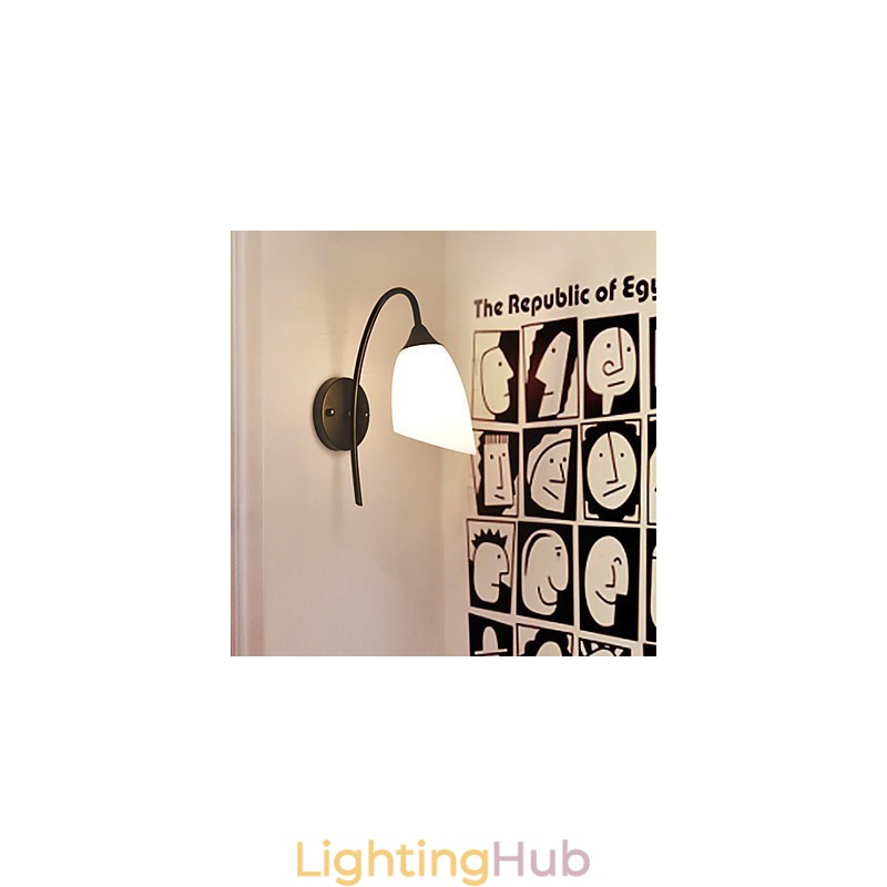 Traditional Classic Country Retro Painting Feature for Wall Sconces Wall Light