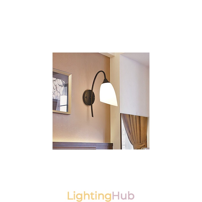 Traditional Classic Country Retro Painting Feature for Wall Sconces Wall Light
