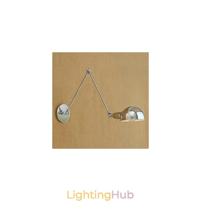 Modern Contemporary Retro Electroplated Feature for Swing Arm Eye Protection Ambient Light