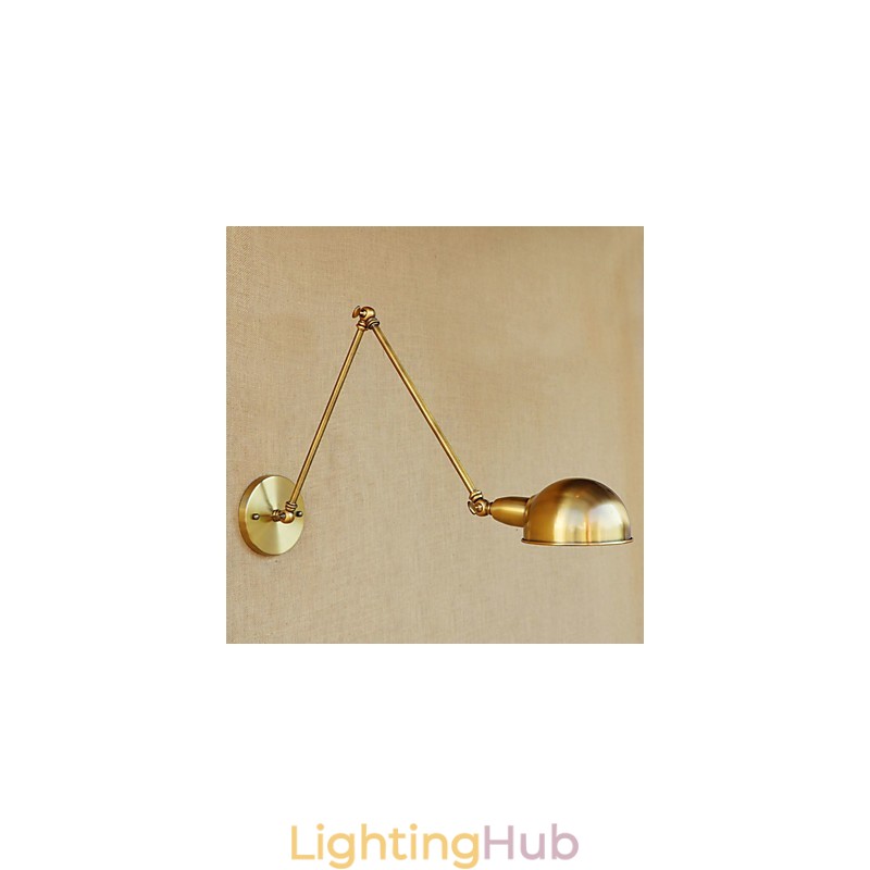 Modern Contemporary Retro Electroplated Feature for Swing Arm Eye Protection Ambient Light