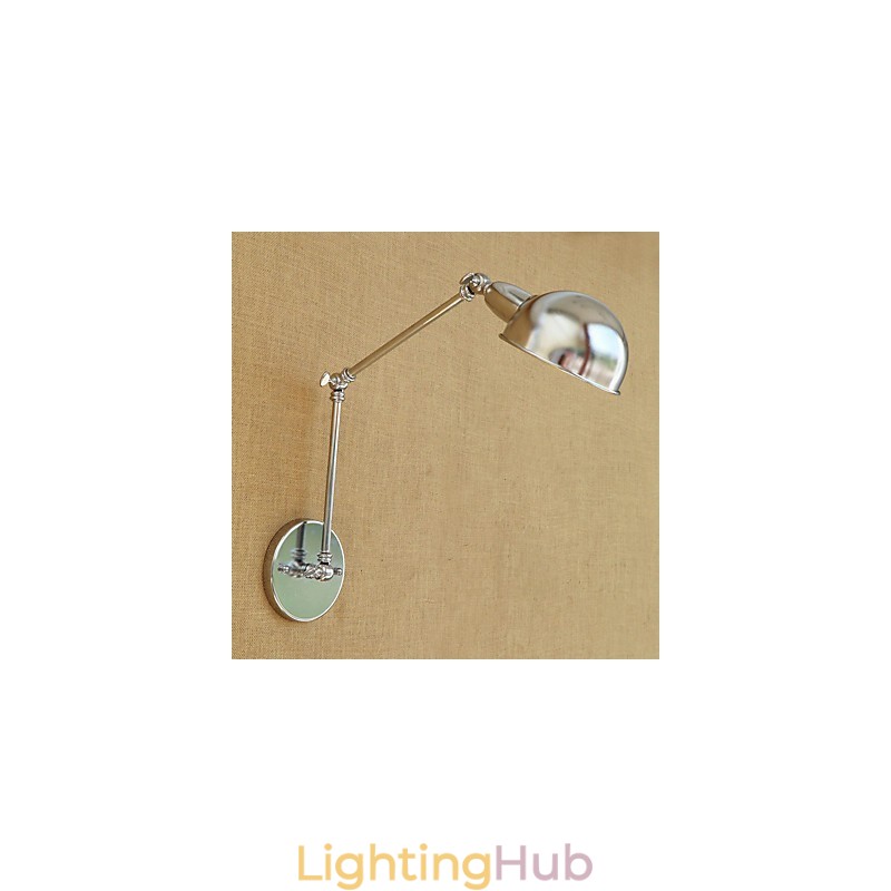 Modern Contemporary Retro Electroplated Feature for Swing Arm Eye Protection Ambient Light