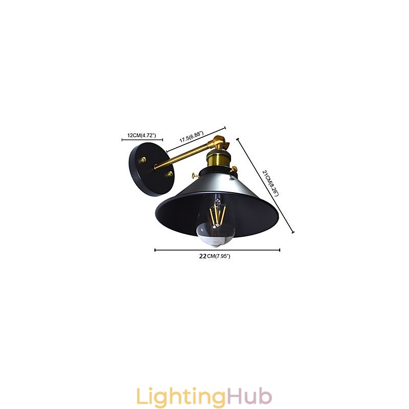 Paint Single Wall Iron Wall Lamp Dumb Black Lightsaber Lamp On Wall