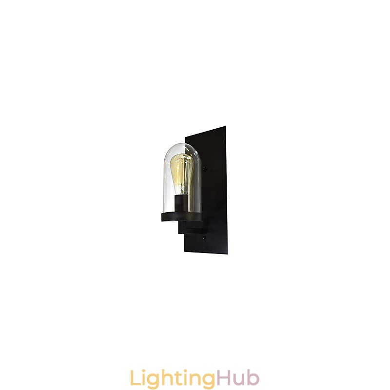 Painted Steel Wall Lamp Dumb Black American Coffee Decoration Retro Wall Light Lightsaber Lamp On Wall