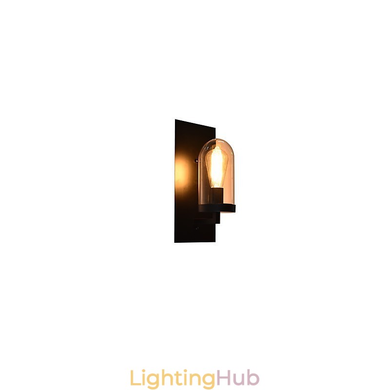 Painted Steel Wall Lamp Dumb Black American Coffee Decoration Retro Wall Light Lightsaber Lamp On Wall