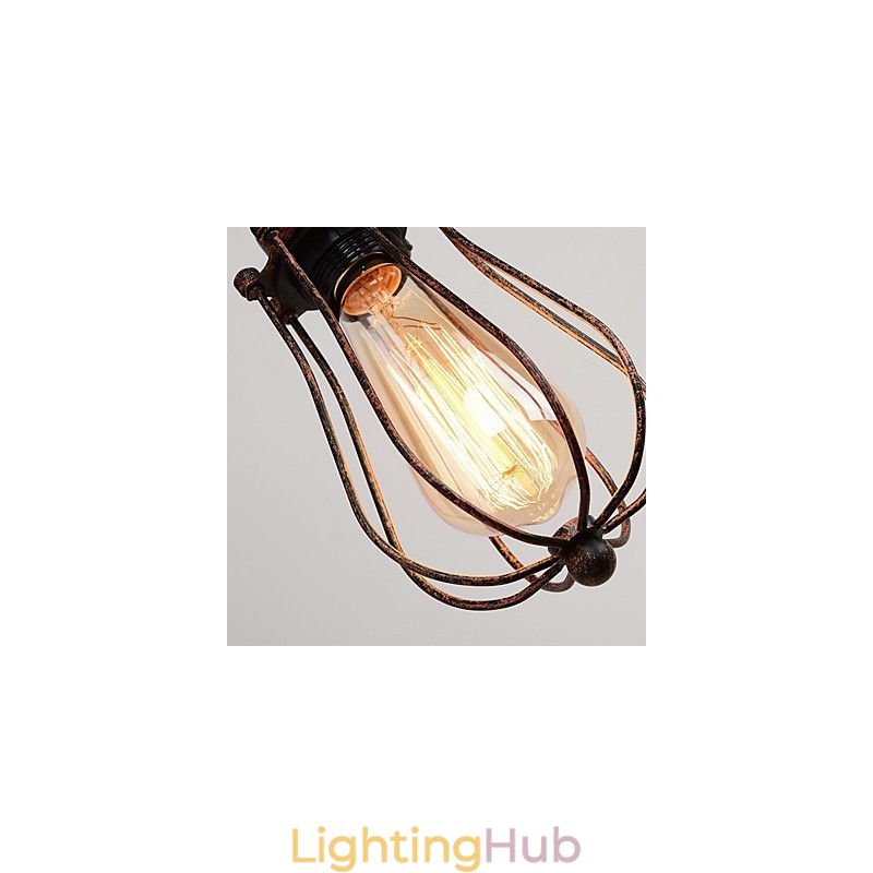 Industrial Retro Iron Wall Lamp Creative Personality Lift Pulley Wall Lamp