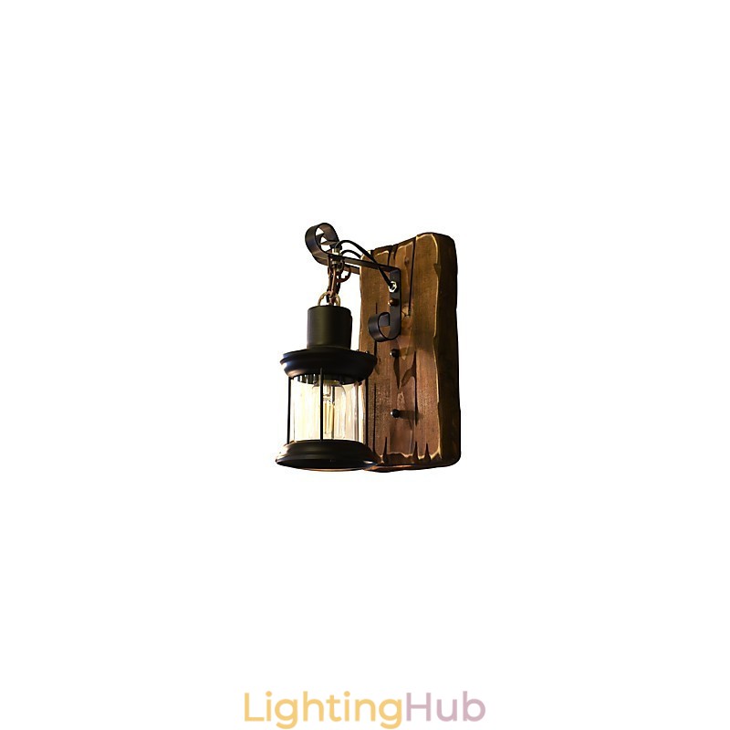 Rustic Lodge Traditional Classic Painting Feature for Downlight Wall Lights Wall Light