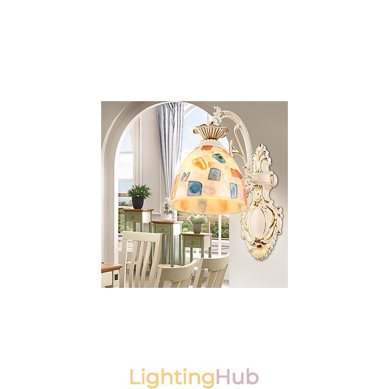 Rustic Lodge Painting Feature for Downlight Wall Sconces Wall Light