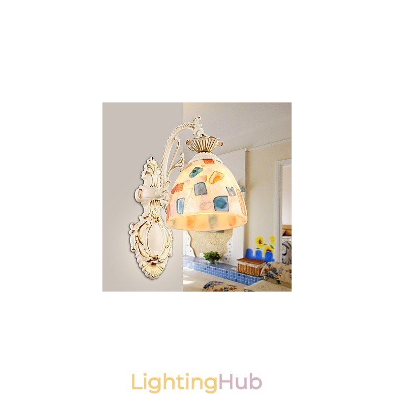 Rustic Lodge Painting Feature for Downlight Wall Sconces Wall Light