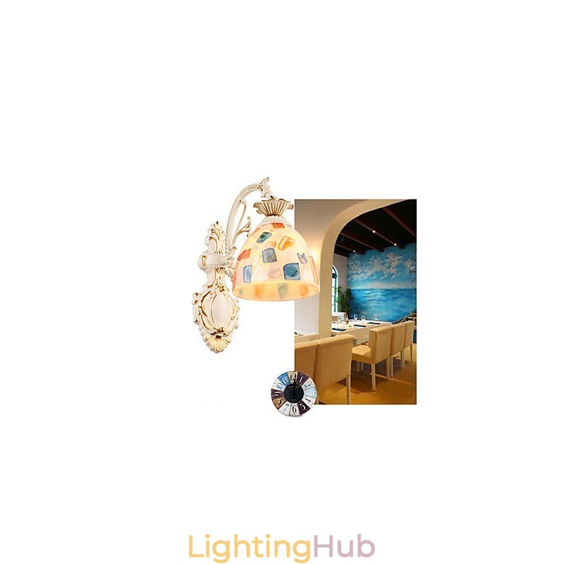 Rustic Lodge Painting Feature for Downlight Wall Sconces Wall Light