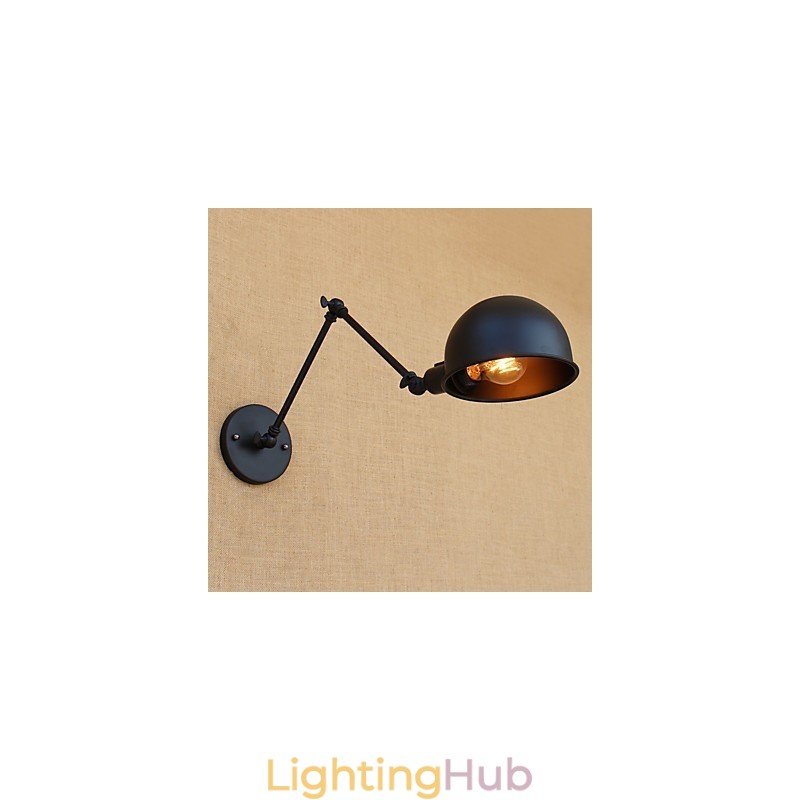Simple Country Retro Painting Feature for Mini Style Swing Arm Eye Protection Downlight Swing Arm Lights