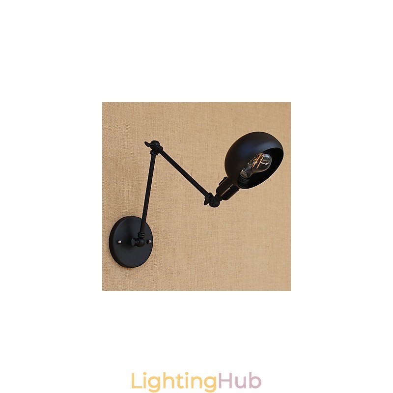 Simple Country Retro Painting Feature for Mini Style Swing Arm Eye Protection Downlight Swing Arm Lights