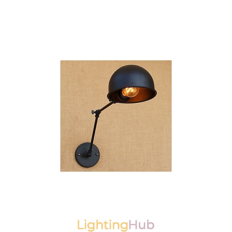 Simple Country Retro Painting Feature for Mini Style Swing Arm Eye Protection Downlight Swing Arm Lights