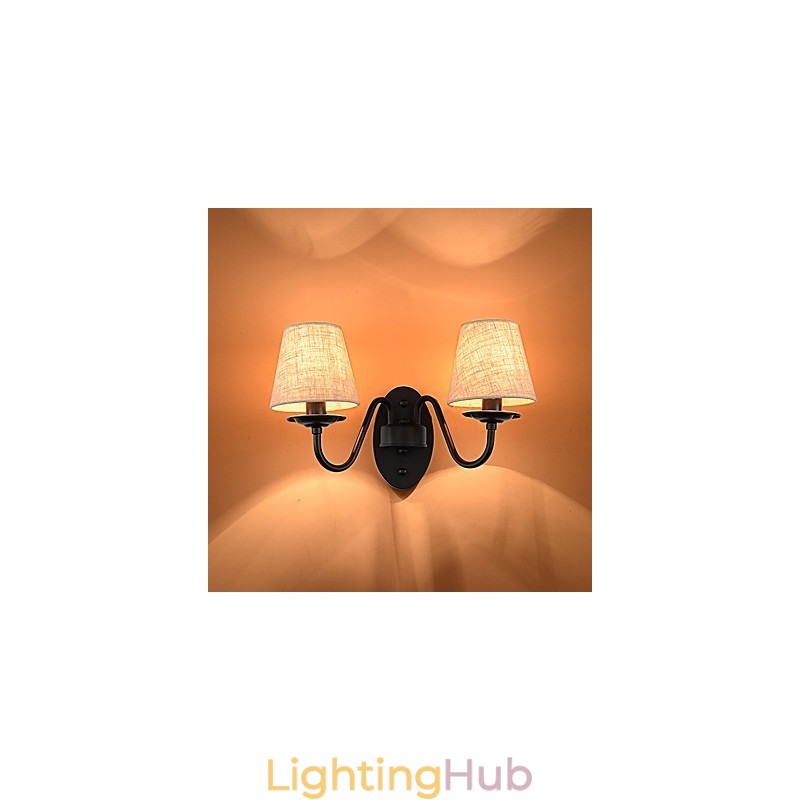 Rustic Lodge Simple Vintage Painting Feature Ambient Light Wall Sconces Wall Light