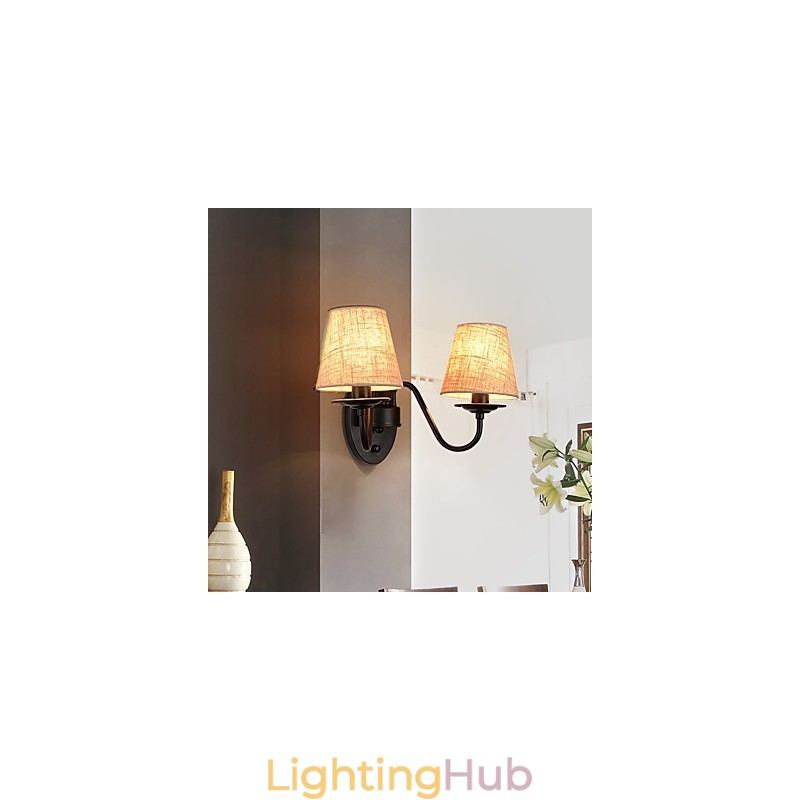 Rustic Lodge Simple Vintage Painting Feature Ambient Light Wall Sconces Wall Light