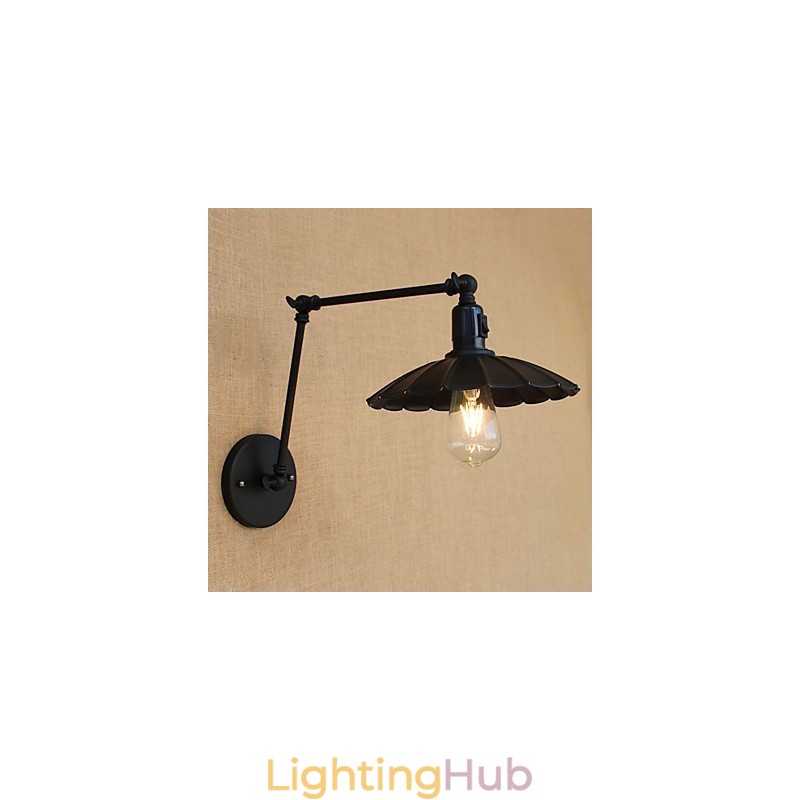 Vintage Country Painting Feature for Mini Style Swing Arm Downlight Swing Arm Lights Wall Light