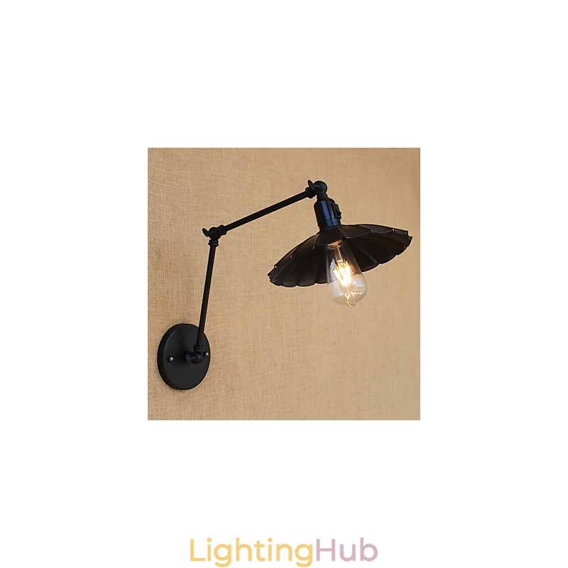 Vintage Country Painting Feature for Mini Style Swing Arm Downlight Swing Arm Lights Wall Light