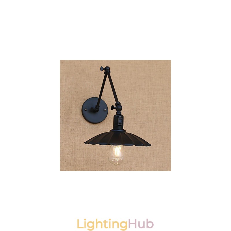 Vintage Country Painting Feature for Mini Style Swing Arm Downlight Swing Arm Lights Wall Light