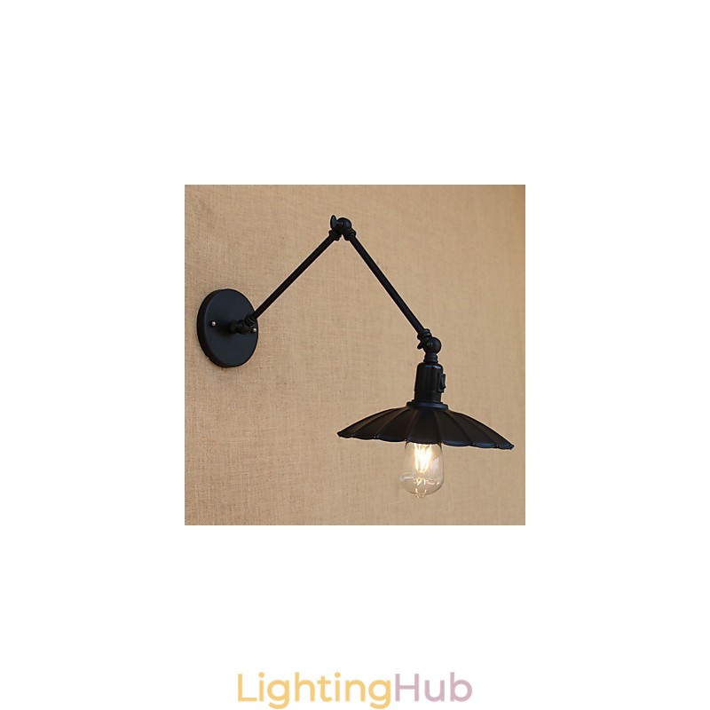 Vintage Country Painting Feature for Mini Style Swing Arm Downlight Swing Arm Lights Wall Light