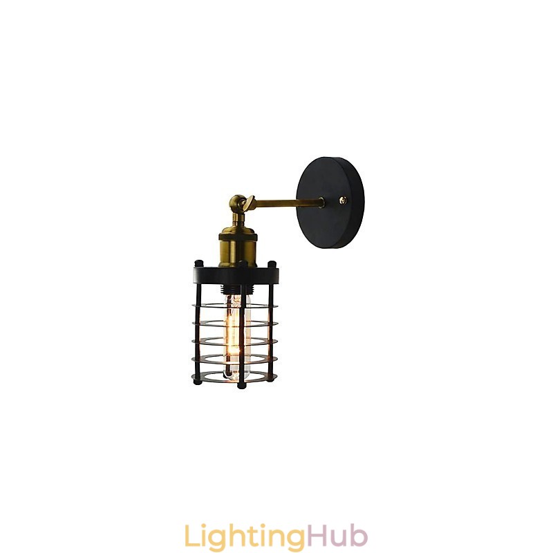 Simple Vintage Country Retro Painting Feature for Mini Style Ambient Light Wall Sconces