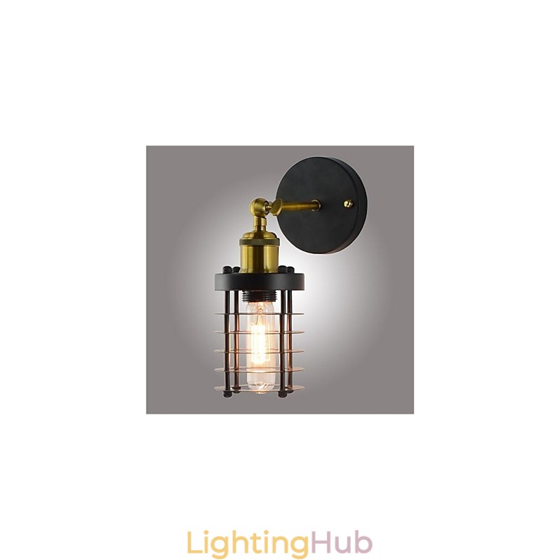 Simple Vintage Country Retro Painting Feature for Mini Style Ambient Light Wall Sconces