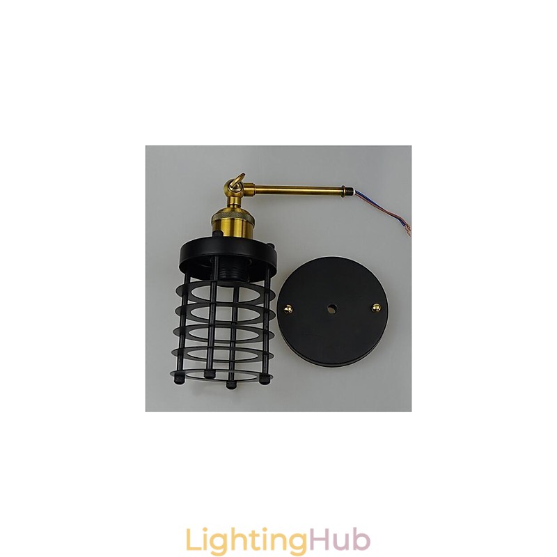 Simple Vintage Country Retro Painting Feature for Mini Style Ambient Light Wall Sconces