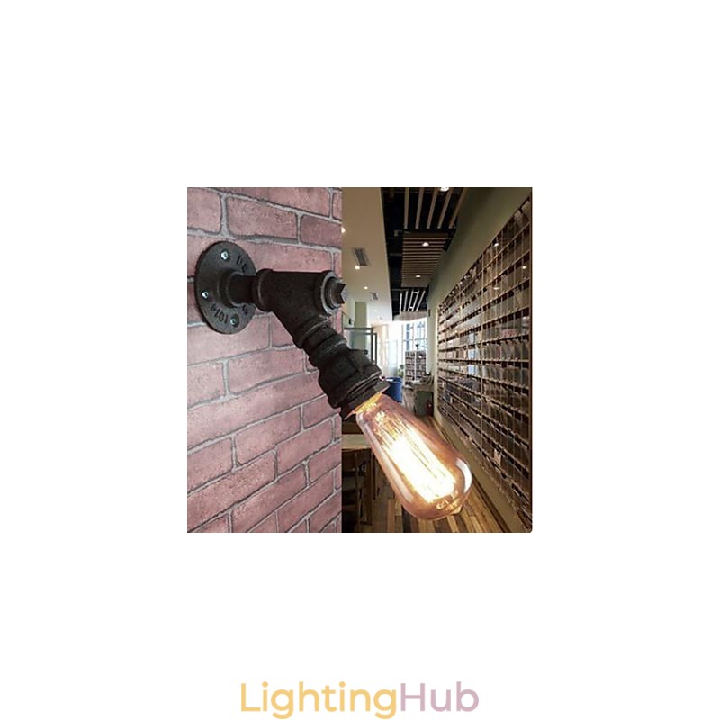 Rustic Lodge Painting Feature for Arc Ambient Light Wall Sconces Wall Light