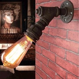 Rustic Lodge Painting Feature for Arc Ambient Light Wall Sconces Wall Light