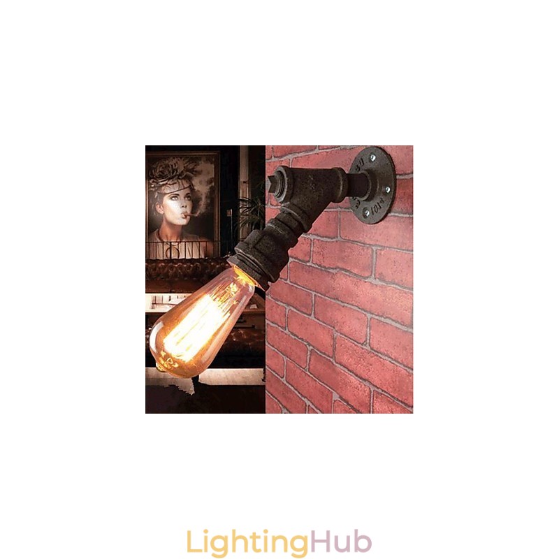 Rustic Lodge Painting Feature for Arc Ambient Light Wall Sconces Wall Light