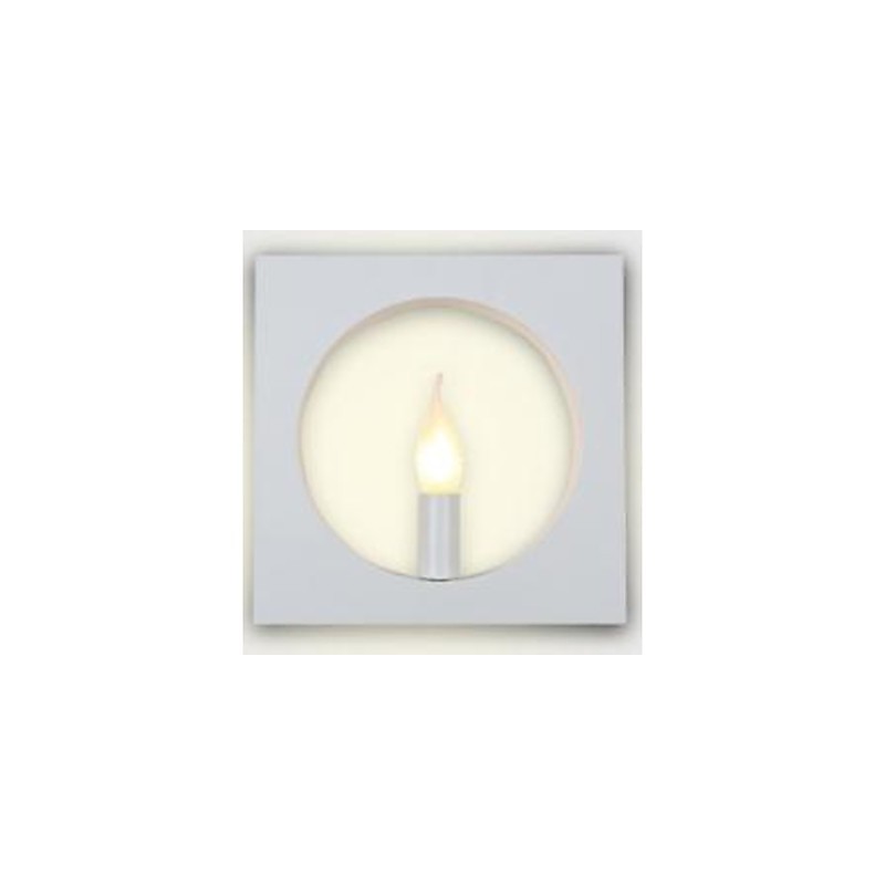 Modern Simple Iron Art Wall Lamp Creative Living Room Background Hall Head Of The Bed Square Frame Decoration Lamps And Lanterns