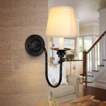 Single Light Traditional Classic Indoor Wall Sconces