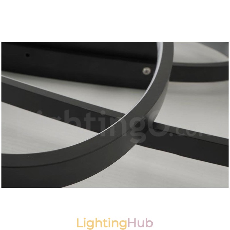 Dimmable Oval Modern Comtemporary Alumilium Ceiling Light Flush Mount Lamp for Living Room Bed Room Also Can Be Used As Wall Light