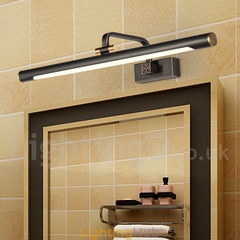 IPMirror Lamp Bathroom Lights Pure Brass Wall Lights with Acrylic Shade Make up Lighting