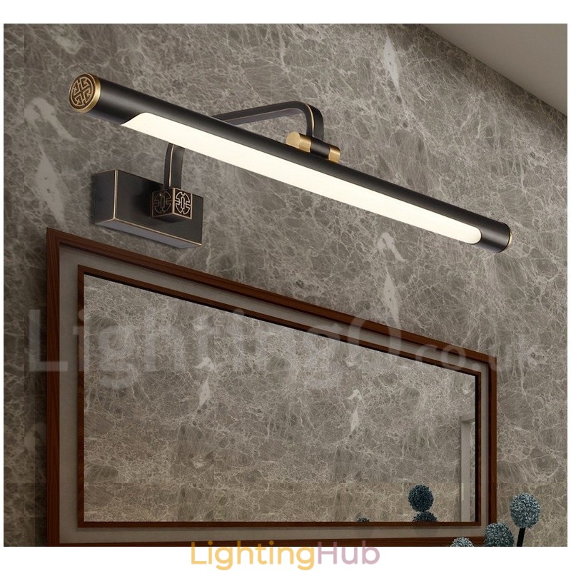 IPMirror Lamp Bathroom Lights Pure Brass Wall Lights with Acrylic Shade Make up Lighting