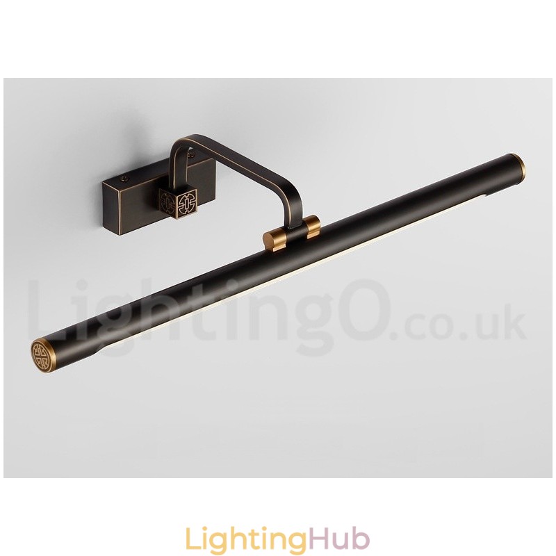 IPMirror Lamp Bathroom Lights Pure Brass Wall Lights with Acrylic Shade Make up Lighting