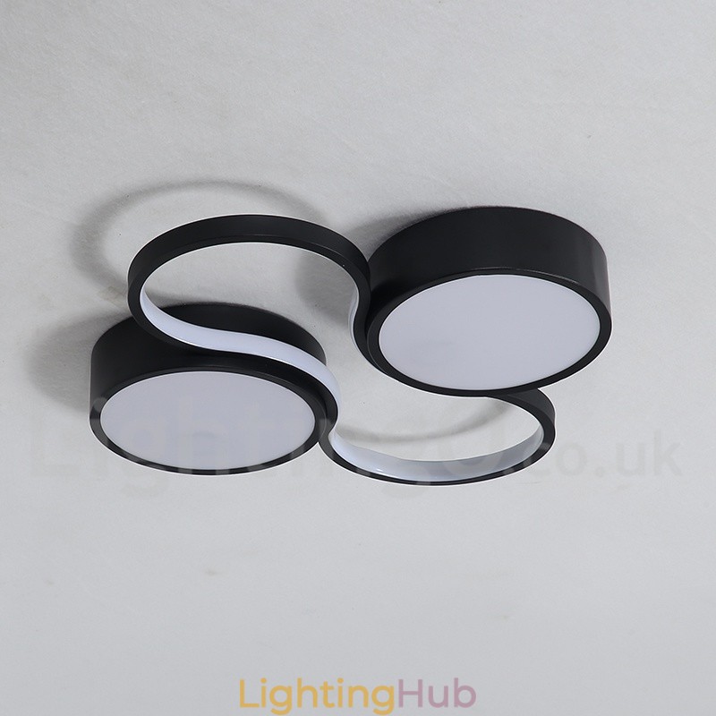 Dimmable Modern Comtemporary Alumilium Ceiling Light Flush Mount Lamp for Living Room Bed Room Also Can Be Used As Wall Light