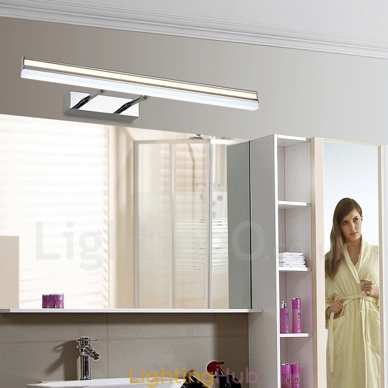 IP44 Mirror Lamp Bathroom Lights Up and Down Wall Lights with Acrylic Shade Make up Lighting