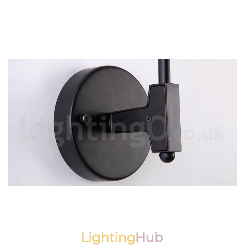 Rustic Retro Vintage Two Light Wall Light with Multi Colours Glass Shade Special for Hotel Office Showroom Living Room Bed Room