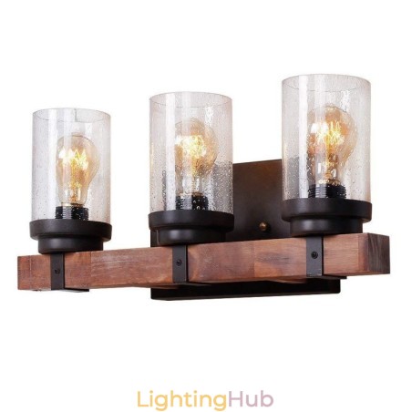 3 Light Vintage Wooden Industrial Style Wall Light for Wind Bar Loft Coffee Restaurant 3 Light Vintage Wooden Industrial Style Wall Light for Wind Bar Loft Coffee Restaurant