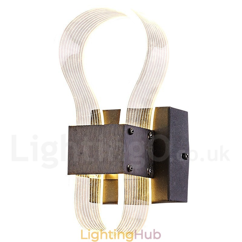 Modern Wall Light with Acrylic Shade for Bedroom Corridor Aisle