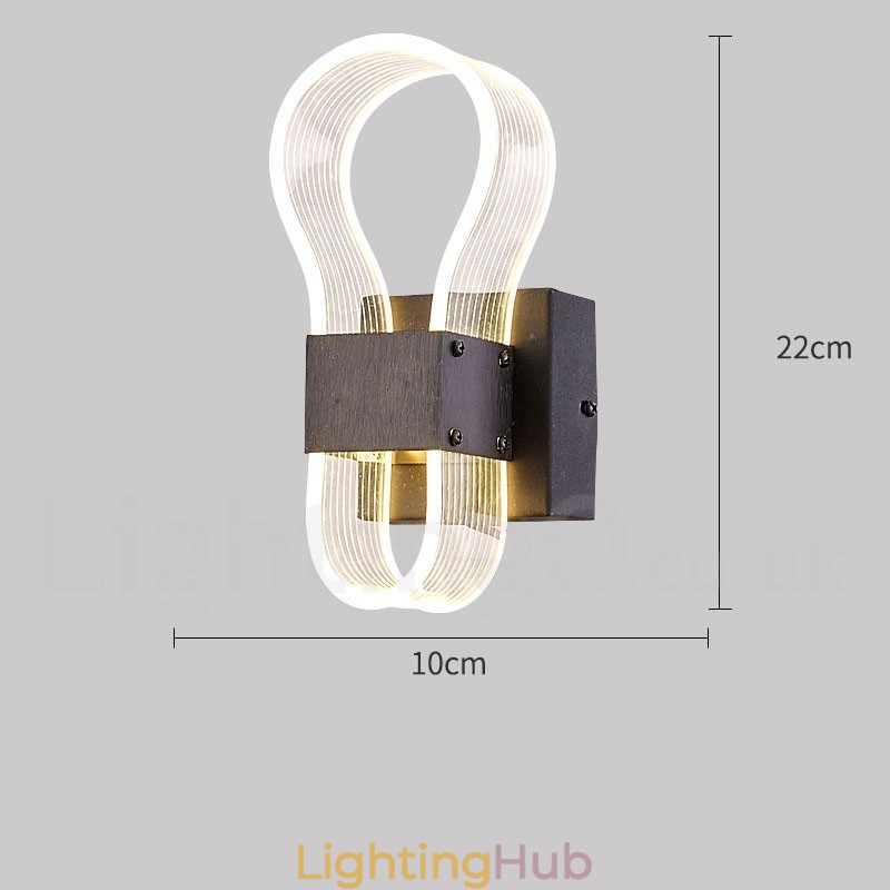 Modern Wall Light with Acrylic Shade for Bedroom Corridor Aisle