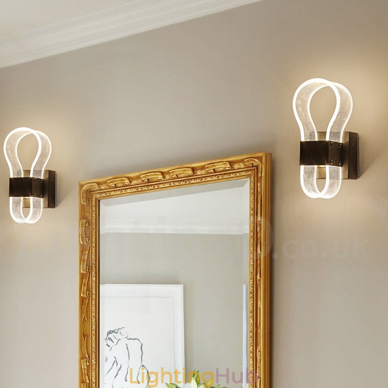Modern Wall Light with Acrylic Shade for Bedroom Corridor Aisle
