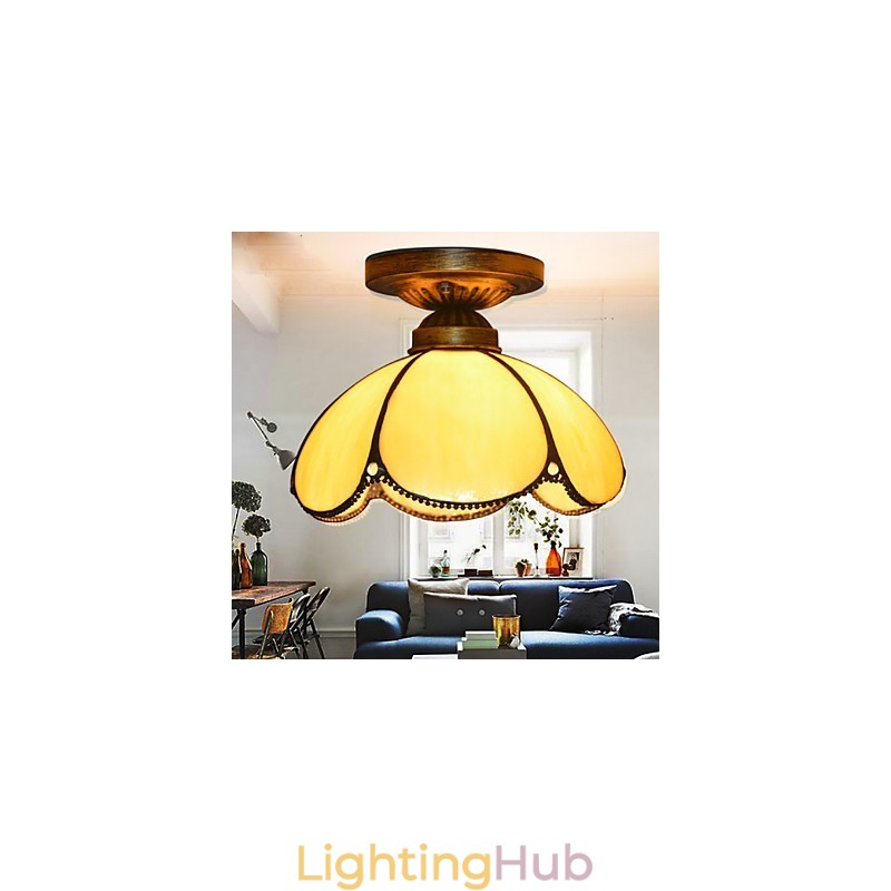 Europe Type Restoring Ancient Ways Is Contracted And Creative Arts Bending Absorb Dome Light Lamp