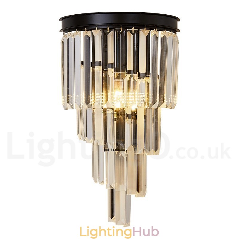 Modern Luxury K9 Crystal Wall Light with Crystal Shade