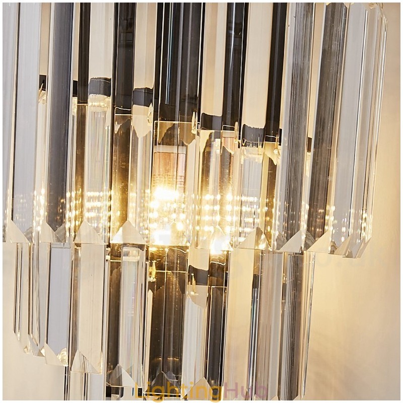 Modern Luxury K9 Crystal Wall Light with Crystal Shade