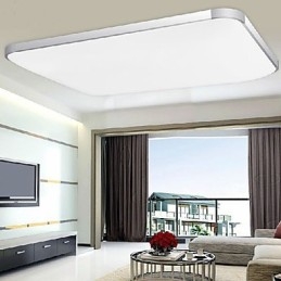 Modern Contemporary Electroplated Metal Flush Mount